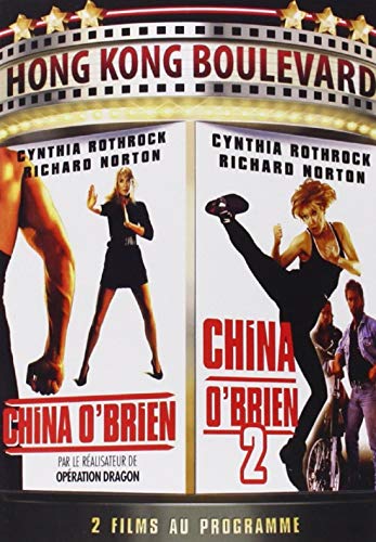 DVD cover for "China O'Brien" and "China O'Brien 2" featuring Cynthia Rothrock.