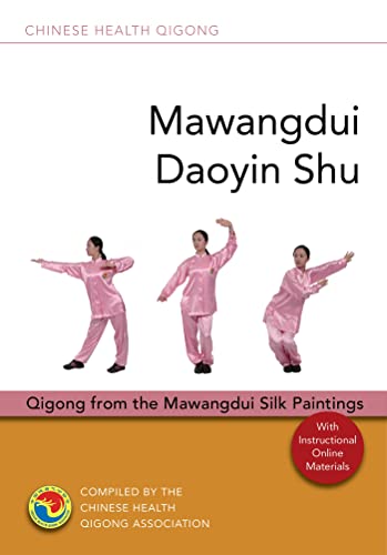 Book cover: "Mawangdui Daoyin Shu" with figures demonstrating Qigong poses.