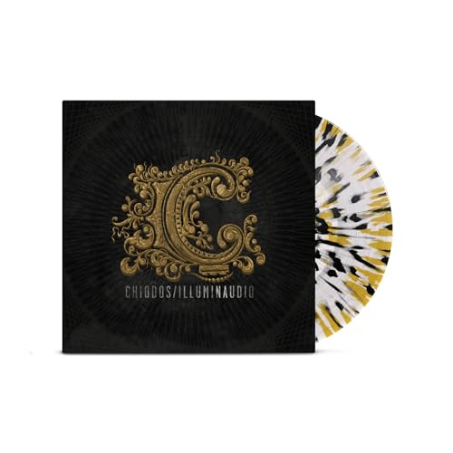 Chiodos Illuminaudio vinyl record with black cover and speckled disc.