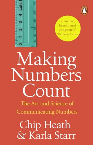 Book cover, title “Making Numbers Count”, with abstract data visualization imagery.