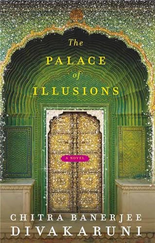 Book cover: ornate green archway framing a golden, closed doorway.