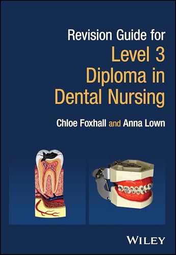 Dental nursing revision guide book cover with tooth and orthodontic model.