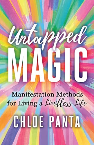 Book cover with colorful brushstrokes and white title “Untapped MAGIC”.