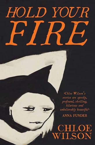 Book cover: "Hold Your Fire" with a shadowed face and orange text.
