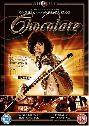 DVDCine Classics DVD cover for Chocolate featuring a woman holding a staff.