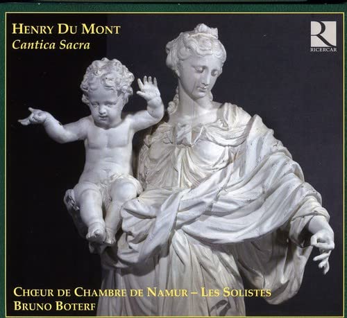 CD cover: marble sculpture of Madonna and child, dark background.