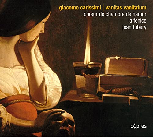 CD cover: Baroque painting of a woman, skull, and candle.
