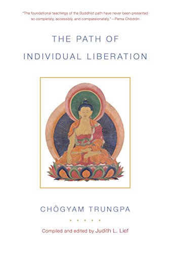 Book cover featuring Buddha image with text: "The Path of Individual Liberation.