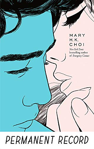 Book cover: close-up illustration of two faces, teal and pink tones.