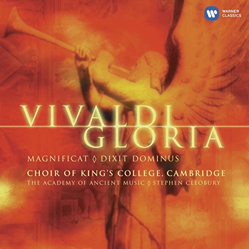 CD cover for Vivaldi’s Gloria by the Choir of King’s College, Cambridge.