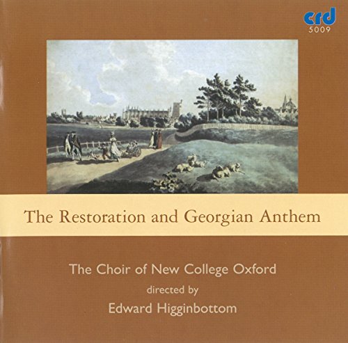 Brown CD cover with painting of New College Oxford and title text.