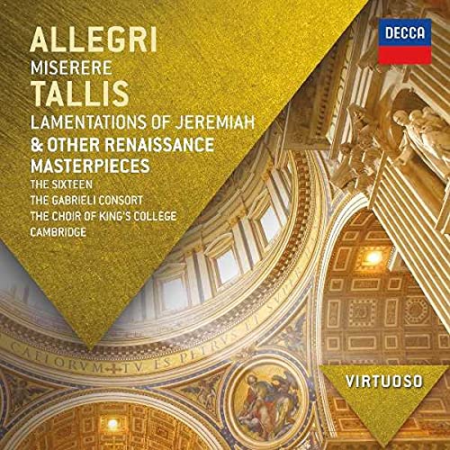 CD cover for "Renaissance Masterpieces" featuring architectural details and text.