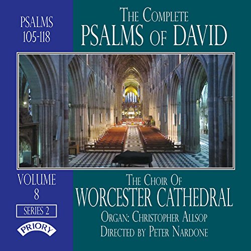 CD cover for "The Complete Psalms of David," featuring a cathedral interior.