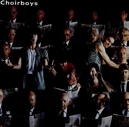 CD cover featuring a collage of men singing, some in choir robes.