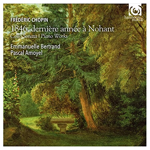 CD cover for Chopin’s “1846: Last Year at Nohant” with a landscape painting.