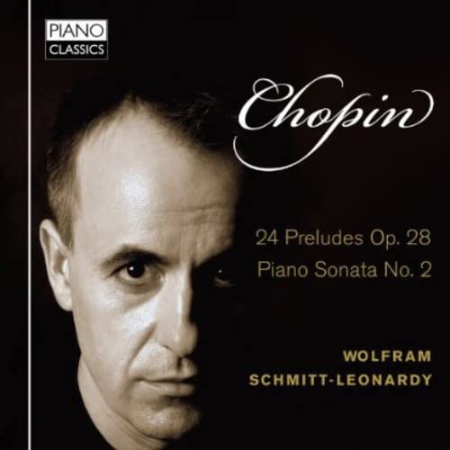 CD cover featuring a man's face, "Chopin" text, and "Piano Classics" label.
