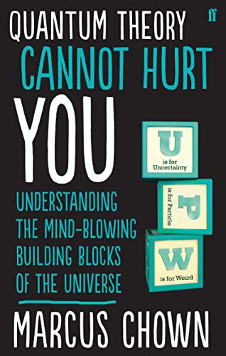 Book cover for Quantum Theory Cannot Hurt You featuring three stacked alphabet blocks.