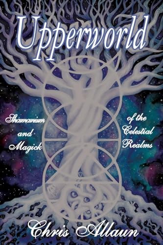 Book cover: "Upperworld" with a white tree against a starry background.
