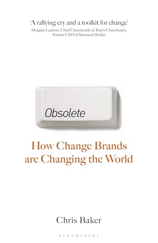 Book cover: "Obsolete" by Chris Baker, featuring a computer delete key.