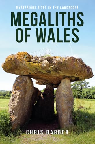 Book cover featuring a stone dolmen in a green Welsh landscape.