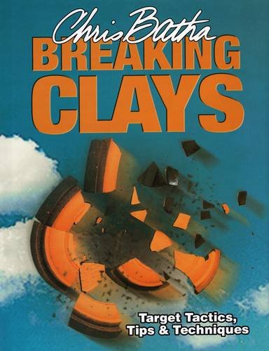 Book cover: "Breaking Clays" with shattered orange clay targets.
