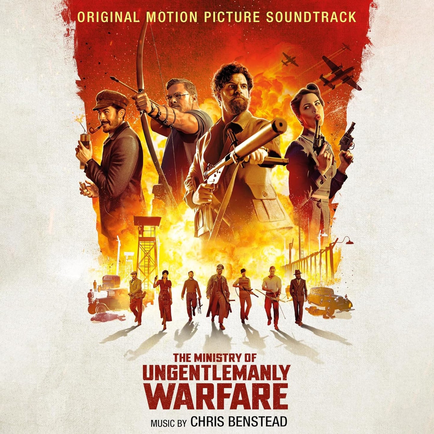 CD case cover featuring the Ministry of Ungentlemanly Warfare movie title and film artwork.