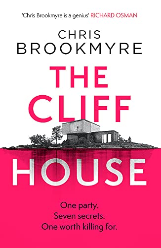 Book cover for "The Cliff House" featuring a modern house on a cliff.