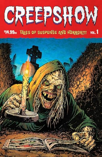 Creepshow graphic novel cover with a hooded figure holding a candle.