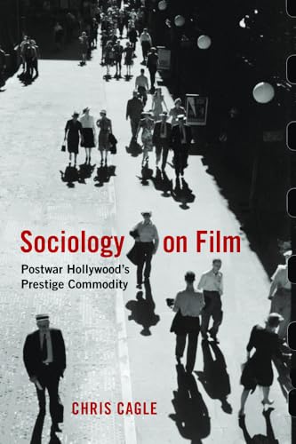Book cover: black and white street scene, red title "Sociology on Film.