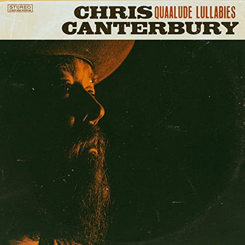 CD cover for Chris Canterbury’s “Quaalude Lullabies,” featuring a shadowed portrait.