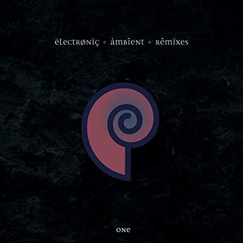 CD cover with a dark, textured background and a red spiral symbol.