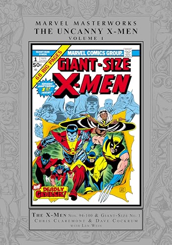 Marvel Masterworks: The Uncanny X-Men Vol. 1 book cover with comic art.