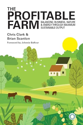 Book cover depicting a green farm landscape with buildings and animals.