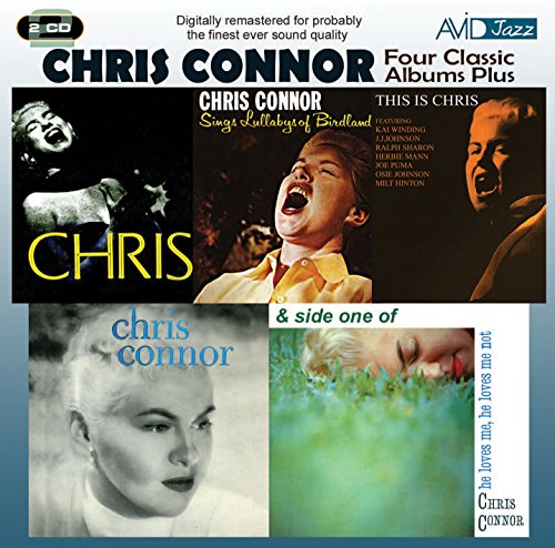 CD cover for Chris Connor’s “Four Classic Albums Plus” with portrait images.