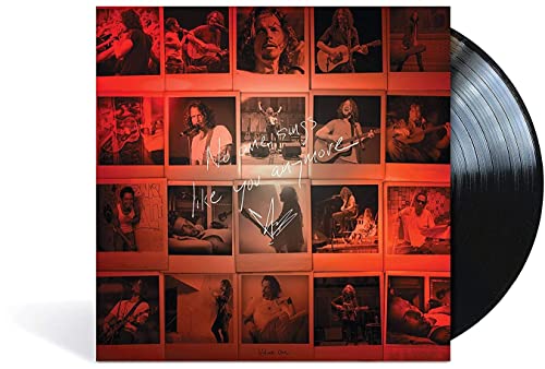 Chris Cornell vinyl record with collage cover and signed autograph.