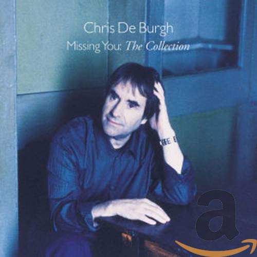 Chris De Burgh album cover: a man with hand to hair, blue tones.