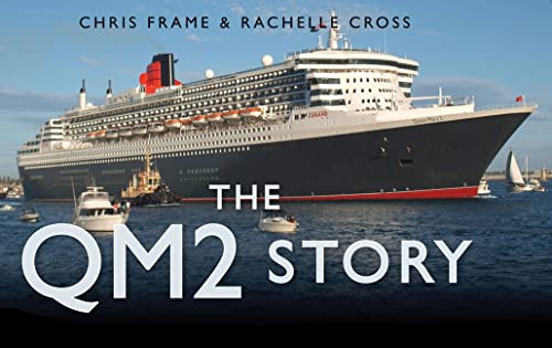 Book cover featuring the large ocean liner Queen Mary 2 at sea.