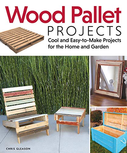 Book cover featuring DIY furniture made from recycled wood pallets.
