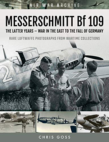 Book cover featuring a Messerschmitt Bf 109 fighter plane and wartime pilots.