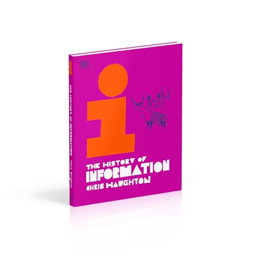 Book cover: “The History of Information” with a large orange “i” design.