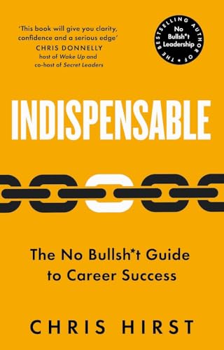 Book cover: "Indispensable" by Chris Hirst, with chain link graphic.