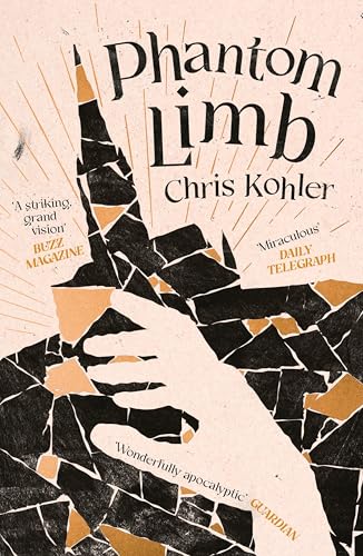 Book cover for Phantom Limb by Chris Kohler featuring a hand and pencil illustration.