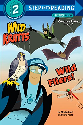 Book cover featuring cartoon characters and flying animals like bats and birds.