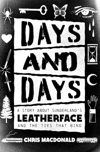 Book cover with bold black text, symbolic illustrations, and author Chris Macdonald.