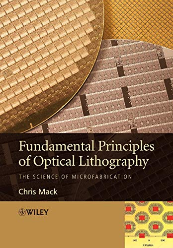 Book cover with microchip image and title "Fundamental Principles of Optical Lithography".