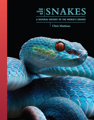 Book cover featuring a close-up of a blue snake’s head and scales.