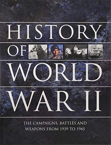 Book cover: “History of World War II” with wartime images.