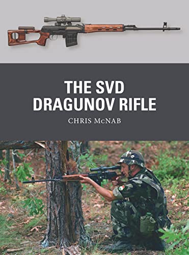 Book cover featuring a wooden-stocked SVD Dragunov rifle and soldier image.