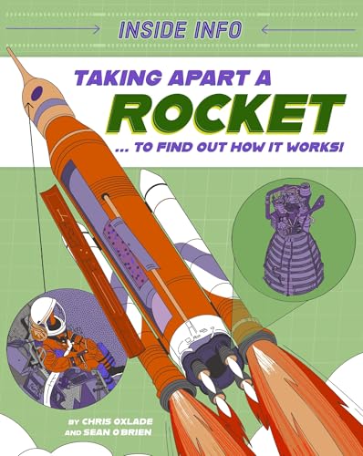 Book cover illustrating a cutaway rocket with an astronaut and engine detail.