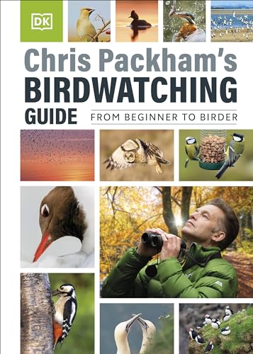 Book cover featuring birds and Chris Packham with binoculars.